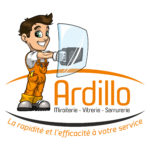 Conception logo Ardillo miroiterie
