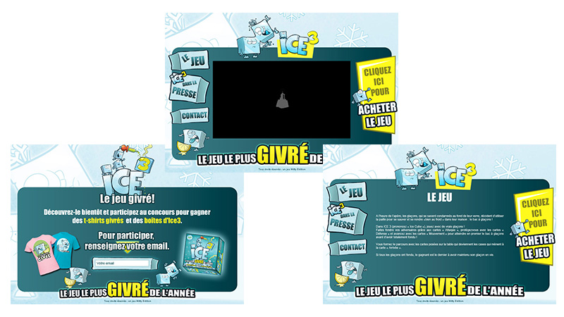 Design de site internet pour jeux de société