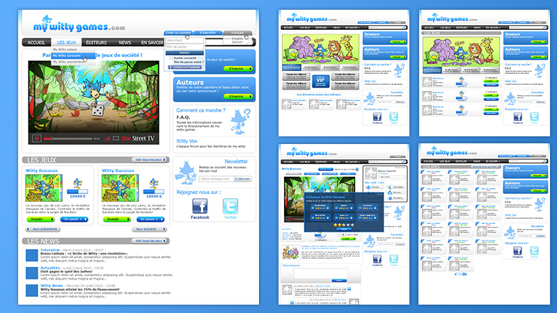 Design de site internet pour plateforme de financement participatif