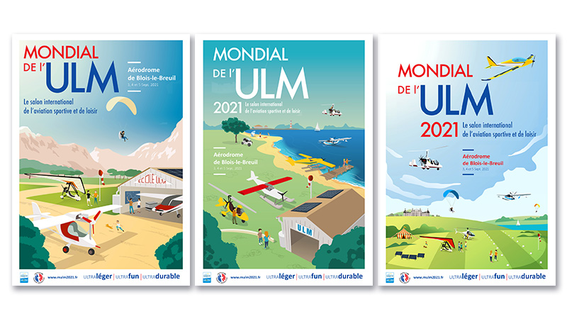 Affiches avec design épuré