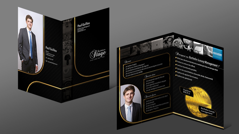 Plaquette commerciale haut de gamme